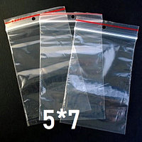 Пакет ПВД с замком Zip-Lock 50мм*70мм ( упаковка 100 шт)