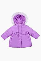 Детская для девочек зимняя розовая куртка Bell Bimbo 213310 сиреневый 80-48р.