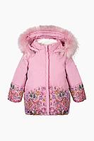 Детская для девочек зимняя розовая куртка Bell Bimbo 213312 розовый 80-48р.
