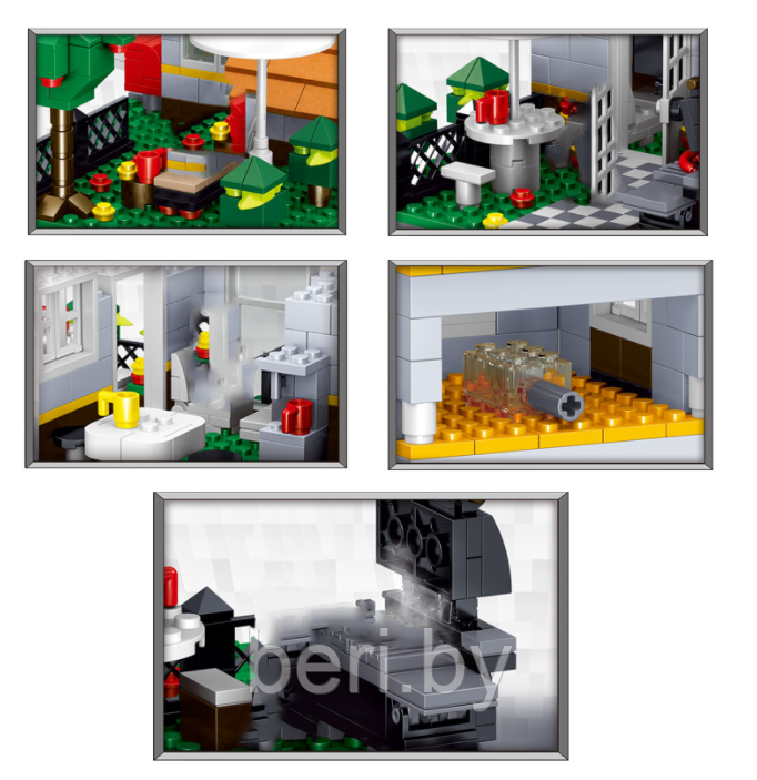 QL0554 Конструктор Zhe Gao, My World «Летний особняк», 610 деталей, Аналог Лего Майнкрафт Lego, Майнкрафт - фото 4 - id-p165236640
