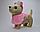 Интерактивная игрушка собачка-робот Chi-Chi love сумочкой Розовая меховая, фото 3