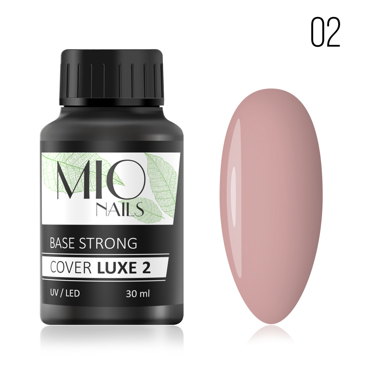 Жесткая база Cover Strong LUXE МIO Nails тон 2, 30 мл - фото 1 - id-p112096463