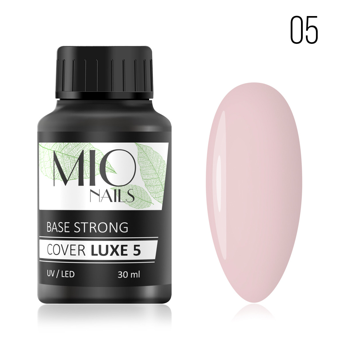 Жесткая база Cover Strong LUXE МIO Nails тон 5, 30 мл - фото 1 - id-p112096508
