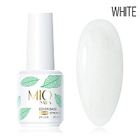 База MIO Nails SHIMMER COVER BASE STRONG LUX milk ( молочная с шиммером) 15мл.