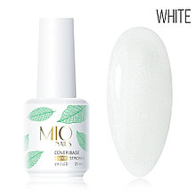 База MIO Nails  SHIMMER COVER BASE STRONG LUX milk ( молочная с шиммером) 15мл.