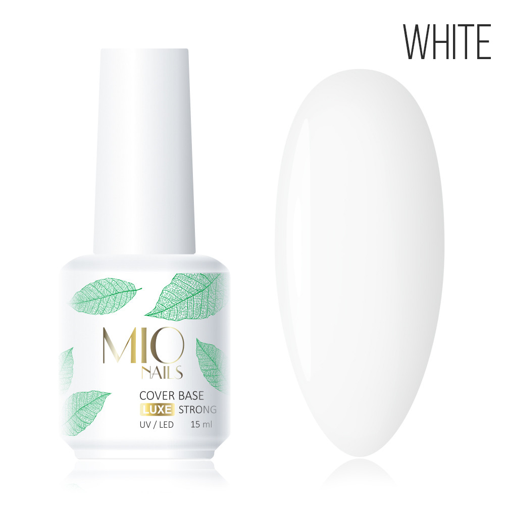 Молочная база Base Cover Strong LUXE WHITE от МIO Nails , 15 мл