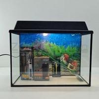 Аквариум Aqua Ширма на 20 л. готовый комплект с оборудованием Черный