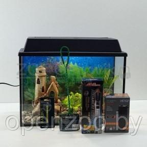 Аквариум Aqua Ширма на 25 л. готовый комплект с оборудованием и декором