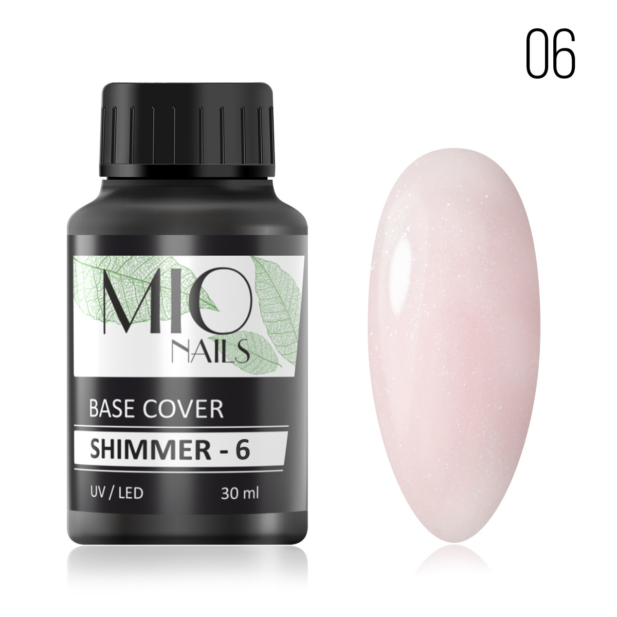 База Mio Nails SHIMMER COVER BASE STRONG LUX тон 6 ( с шиммером) 30 мл