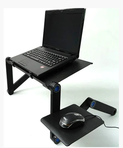 Столик трансформер для ноутбука с вентилятором Multifunctional Laptop Table T8 - фото 7 - id-p109079410