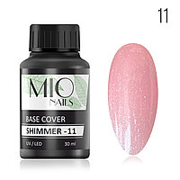 База Mio Nails SHIMMER COVER BASE STRONG LUX тон 11 (с шиммером) 30 мл