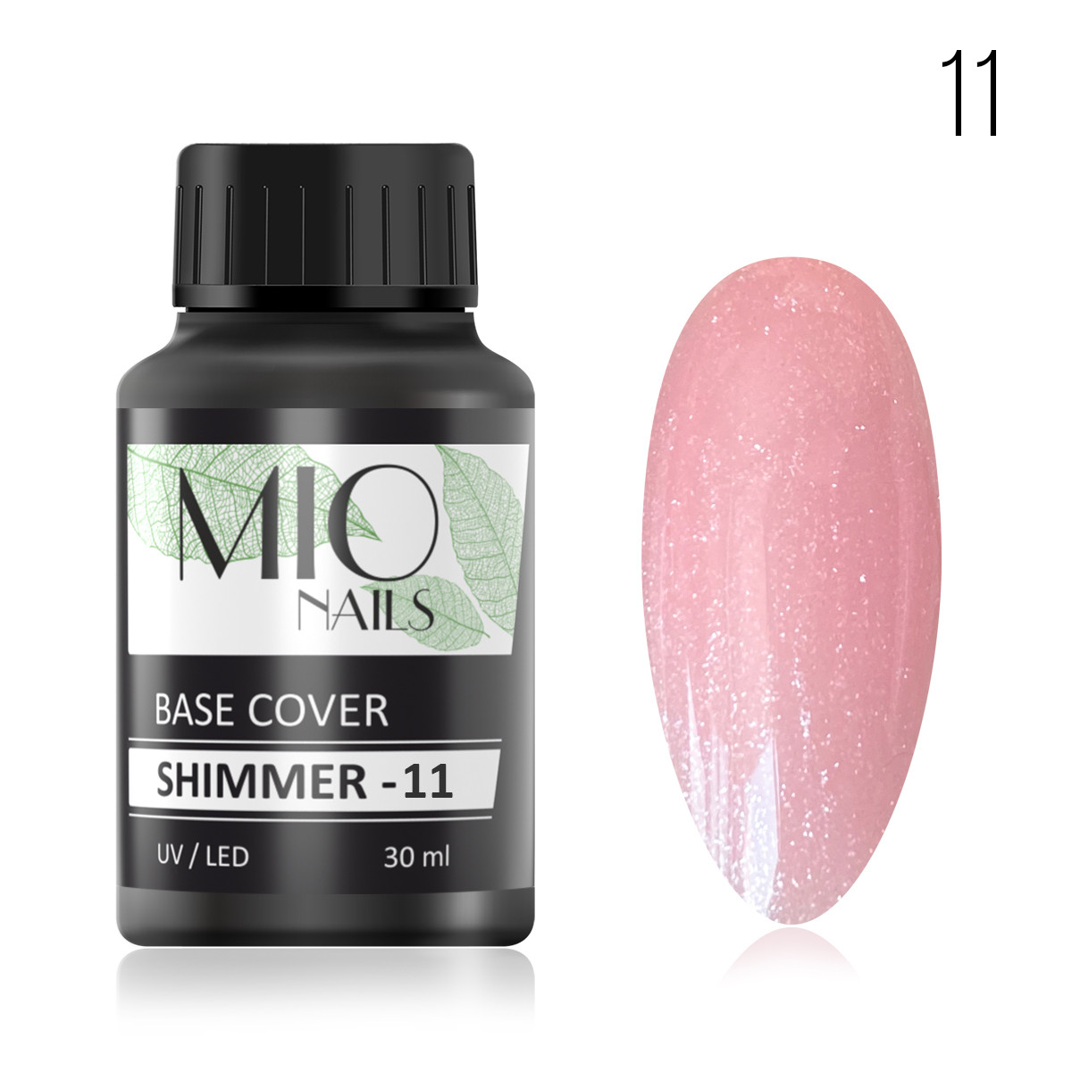 База Mio Nails SHIMMER COVER BASE STRONG LUX тон 11 (с шиммером) 30 мл - фото 1 - id-p165280765