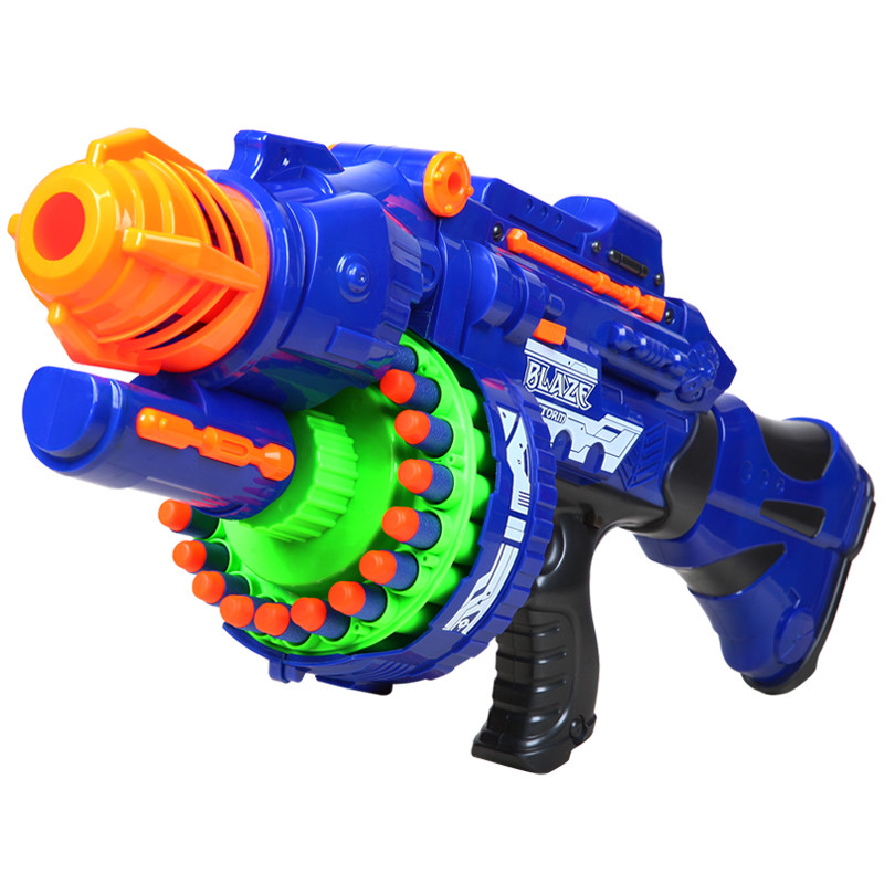 Детское оружие автомат, бластер Blaze Storm zlc7051, 40 пуль, с прицелом, мягкие пули, типа Nerf ст - фото 3 - id-p89780368