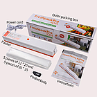 Электрический вакуумный упаковщик для пищевых продуктов (15 пакетов в комплекте), фото 7