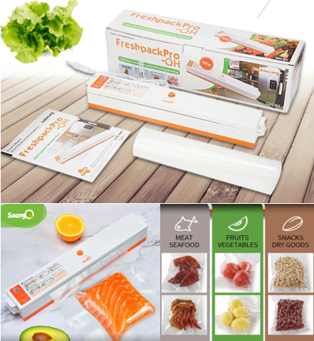 Вакуумный упаковщик (запайщик) FreshpackPro + 10 пакетов для вакууматора. - фото 4 - id-p165282865