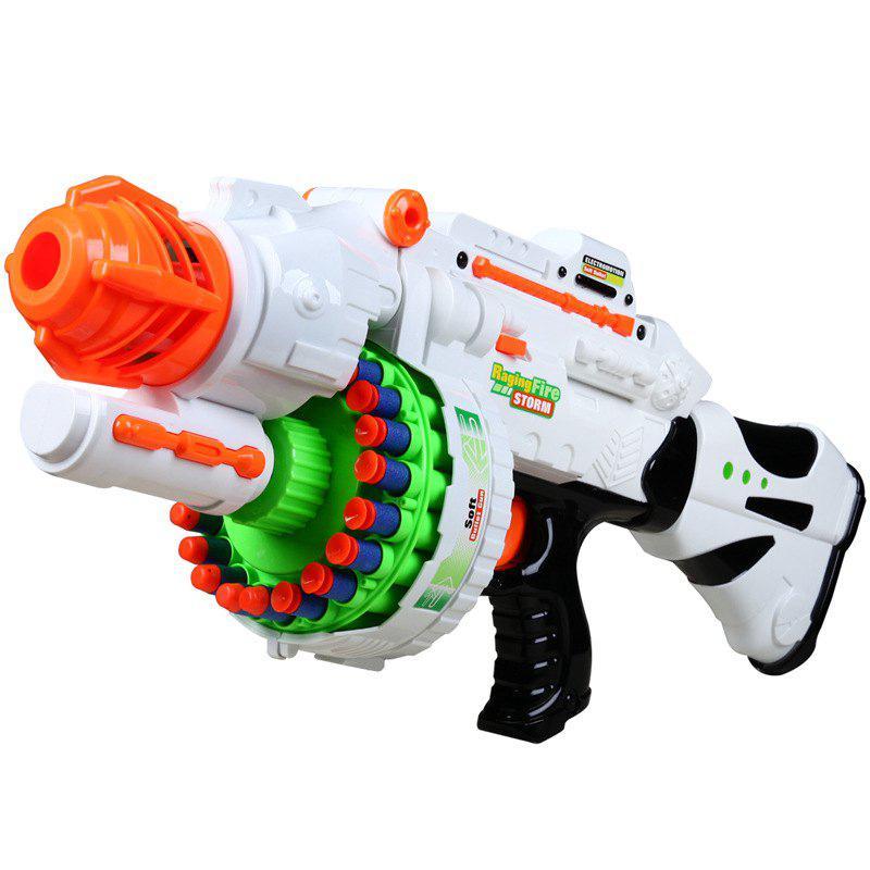 Детское оружие автомат, бластер Blaze Storm zlc7020, 40 пуль, с прицелом, мягкие пули, типа Nerf ст - фото 1 - id-p165282861