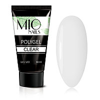 Полигель MIO Nails прозрачный, 30 мл