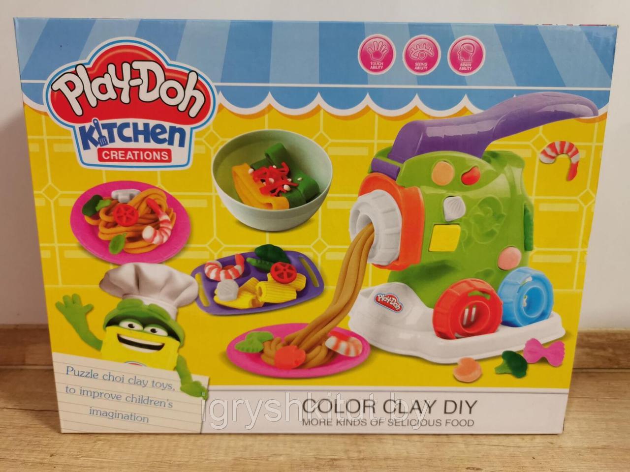 Набор для лепки из пластилина Play-Doh "Мясорубка" Плей до, аналог, арт.677-С500 - фото 8 - id-p137486409