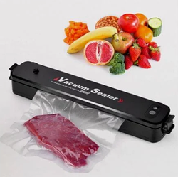 Вакуумный упаковщик (запайщик) продуктов Vacuum Sealer S (2 режима работы +10 пакетов в подарок)