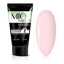 Полигель MIO Nails COVER2, светло-розовый холодный, 30 мл