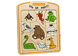 Пазл "Кто где живет?" Рамка-вкладыш, фото 2