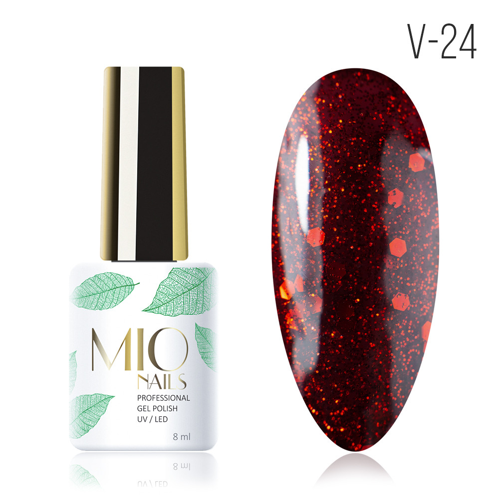 Гель-лак MIO nails, V-24 Огненные чары, 8 мл