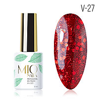 Гель-лак MIO nails, V-27 Страсть, 8 мл