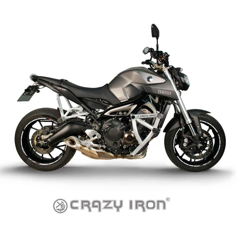 Клетка демпферная DAMPER YAMAHA MT-09, FZ-09, TRACER `13-`16; XSR900 `16-`20 "CRAZY IRON"