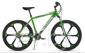 Велосипед Bravo Hit26 D FW 2021 (18, зеленый/белый/серый)