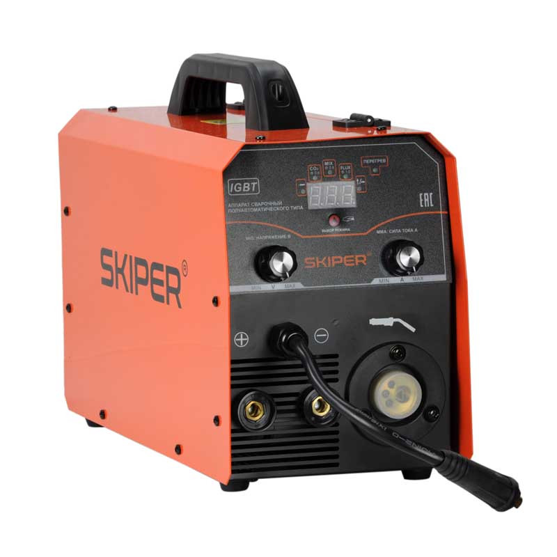 Сварочный аппарат (полуавтомат) Skiper MIG/MMA-2500S-2 - фото 2 - id-p165286011