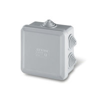 Коробка разветвительная квадратная SCABOX 80х80х40mm, IP55