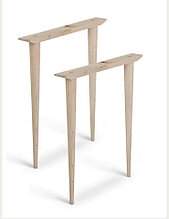 Мебельные опоры (МО 5 ) для стола из дуба или ясеня. Ширина 500 мм. Высота 720 мм. Шлифованные под покрытие.