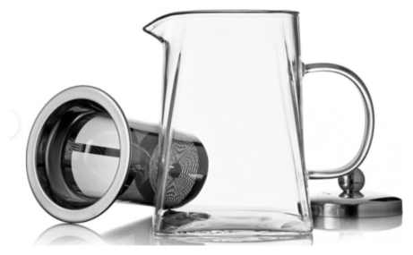 Заварочный стеклянный чайник с фильтром, KL-3216 - фото 3 - id-p165302384