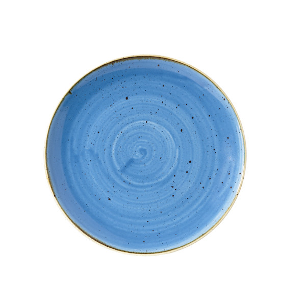 Тарелка мелкая 21,7см, без борта, Stonecast, цвет Cornflower Blue SCFSEVP81