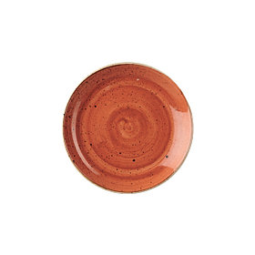 Тарелка мелкая 16,5см, без борта, Stonecast, цвет Spiced Orange SSOSEVP61