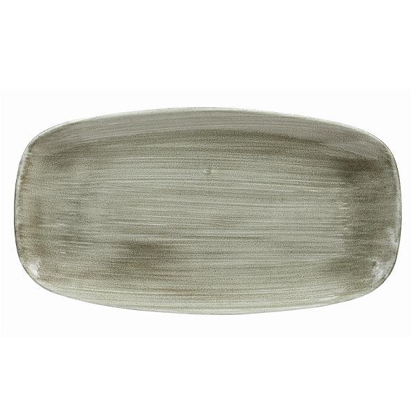 Блюдо прямоугольное CHEFS 29,8х15,3см, без борта, Stonecast Patina, цвет Burnished Green PABGXO111