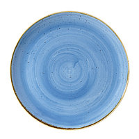 Тарелка мелкая 26см, без борта, Stonecast, цвет Cornflower Blue SCFSEV101
