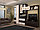 Гостиная Белла Афина с 2-х створчатым шкафом дуб сонома/ясень анкор белый, фото 3
