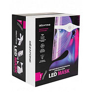Светодиодная LED маска для омоложения кожи лица и шеи с 7 цветами m1030, Gezatone, фото 4