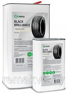 105 Полироль для шин Грасс Grass «Black Brilliance» (1 л)(ЧЕРНИТЕЛИ), фото 2