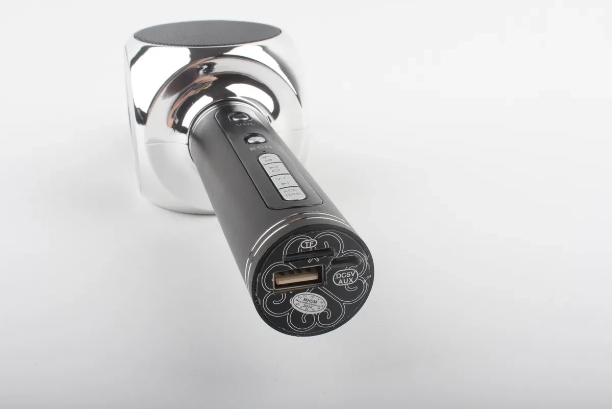 Беспроводной караоке микрофон YS-63 c Bluetooth (Оригинал) - фото 4 - id-p165330650