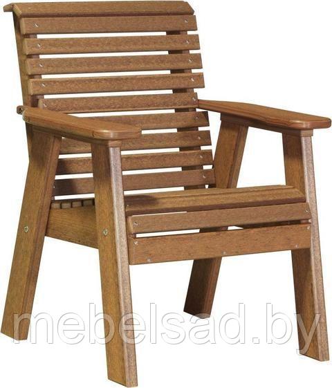 Кресло садовое и банное из массива сосны "Элегант №1"