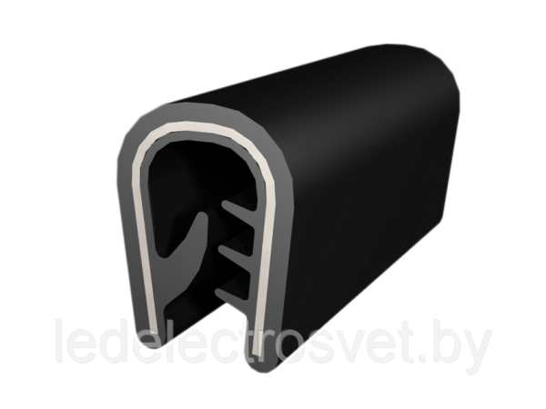 Профиль MCA для защиты кромок 1,0-2,0mm, 1х100m, RAL9005, черный - фото 1 - id-p165285553