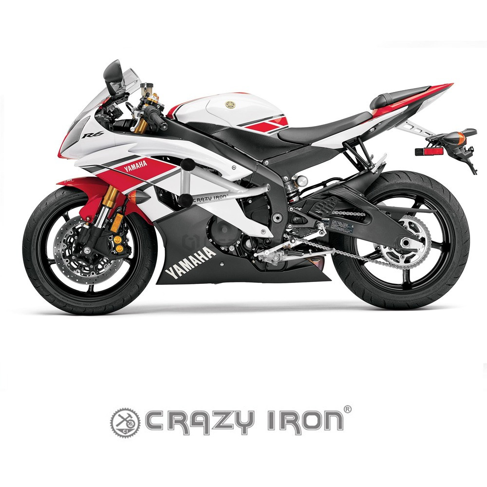 Защита RACE RAIL YAMAHA YZF-R6 `06-`16 "CRAZY IRON" - фото 2 - id-p163902032