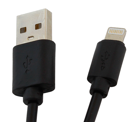 USB кабель Apple для iPhone 5, 5s,5c,6,6+ для зарядки и синхронизации Черный, фото 2