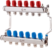 Коллекторная группа AVE135 6 выходов AV Engineering AVE13500106