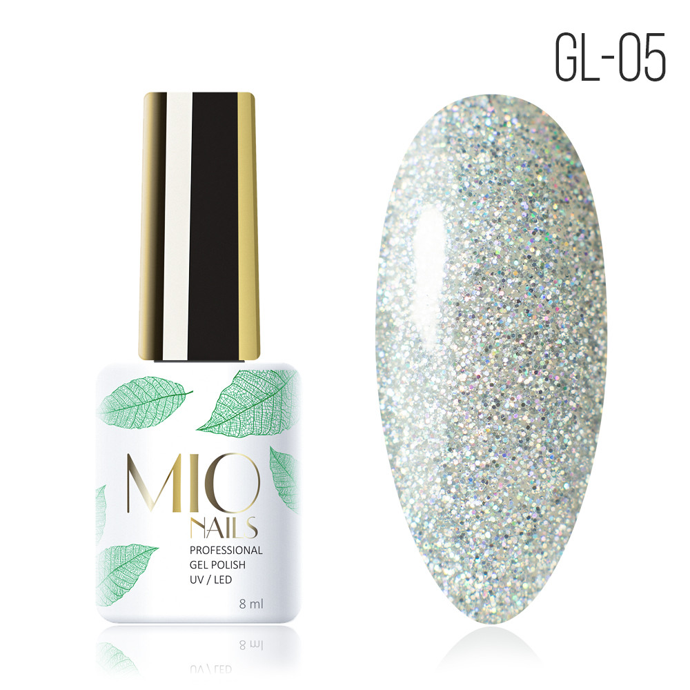 Гель-лак MIO nails, GL-05. Праздничное конфетти, 8 мл