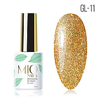 Гель-лак MIO nails, GL-11, Золотая пыль, 8 мл