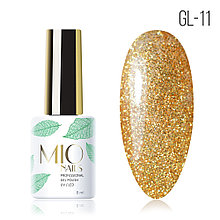 Гель-лак MIO nails, GL-11, Золотая пыль, 8 мл