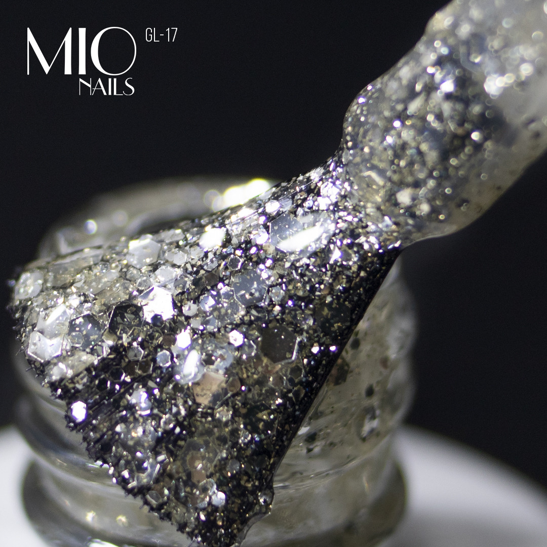 Гель-лак MIO nails, GL-17 Мерцание серебра, 8 мл - фото 2 - id-p165350968
